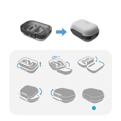 6. BoboVR C3 Carrying Case for Meta Quest 3 and 3S - Gray