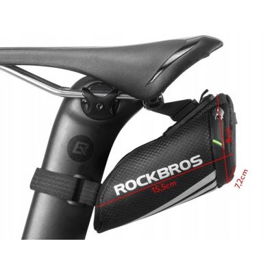 4. Rockbros small clip-on bike saddle bag