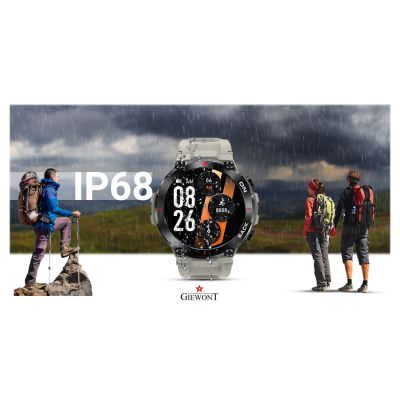 15. GIEWONT Pionier GPS GW460-3 smartwatch - Light Stone