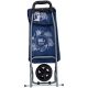 8. TROLLEY SHOPPING BAG ON WHEELS WITH FRAME 25L BLUE