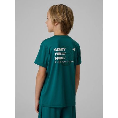 2. Boy's quick-drying sports T-shirt 4F 4FJRSS26TFTSM2390-46S