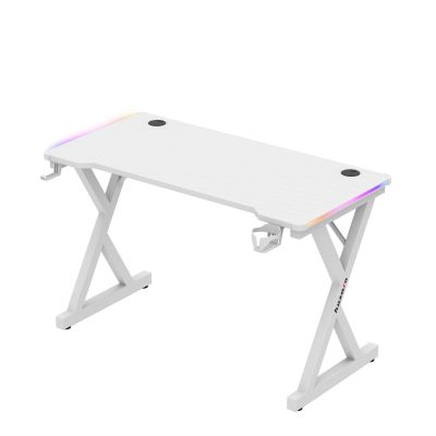 3. Huzaro Hero 2.3 RGB White Desk