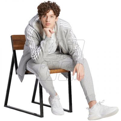7. adidas Essentials Fleece 3-Stripes Full-Zip M sweatshirt IJ6479