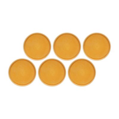 ROSE&TULIPANI ARPEGGIO Set of 6 salad plates 21 cm, orange