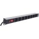 2. INTELLINET POWER STRIP RACK 19 X 8 1U SCHUKO 3M FUSE 713986