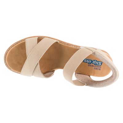 3. Skechers Desert Kiss-Golden Lily 114418-NAT Beige 36