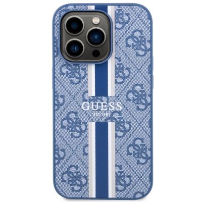 3. Guess GUHMP14LP4RPSB iPhone 14 Pro 6.1" blue/blue hardcase 4G Printed Stripes MagSafe