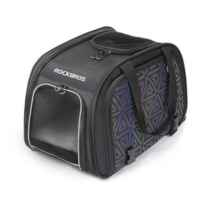 3. Rockbros 30140028001 transport bicycle bag for cats and dogs - black