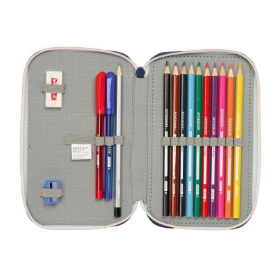 5. FC Barcelona pencil case with equipment double filled pencil case 29 pcs 412526854