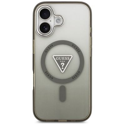 3. Guess IML Gradient Triangle Logo MagSafe case for iPhone 17 - olive