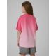 2. Girls' loose T-shirt with print 4F 4FJRSS26TTSHF4186-90A