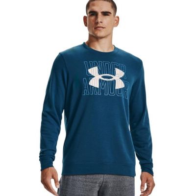 4. Under Armor UA Rival Terry Logo Crew M 1370391 458 sweatshirt