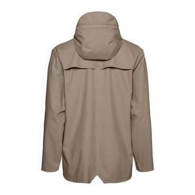 12. Rains unisex rain jacket JACKET 12010 17 TAUPE