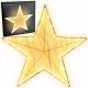 STAR LIGHT DECORATION 59x59CM 248LED