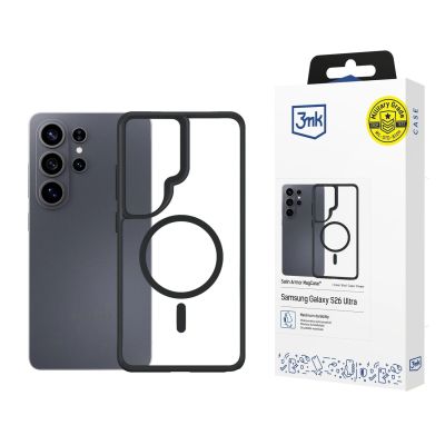 10. 3mk Satin Armor MagCase for Samsung Galaxy S26 Ultra - Transparent Black