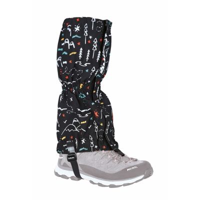 VIKING Tibba Kids Children’s Gaiters, Black, L/XL