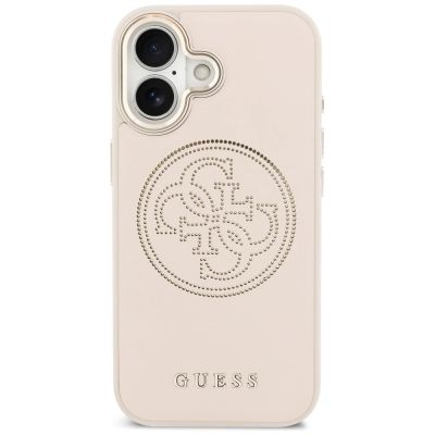 3. Guess Perforated 4G MagSafe Case for iPhone 17 - Pink