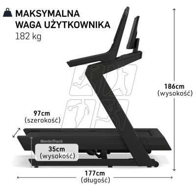 15. Nordictrack X24 NTL39225 Electric Treadmill