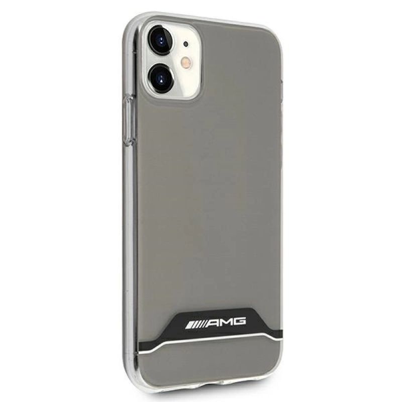 4. AMG Electroplate Black&White Case for iPhone 11 / XR 6.1" - Transparent