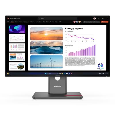14. Lenovo ThinkVision P24q-40 Monitor, 23.8", Intrusion Protection Systems (IPS), 16:9 Aspect Ratio, 120 Hz, 4 ms, 2560x1440, 300 cd/m2, HDMI: 1, Raven Black, 36-Month Warranty