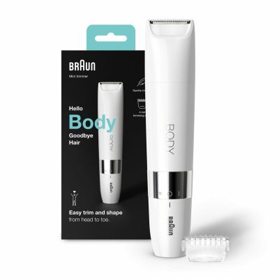 12. BRAUN Series 1 BS1000 Trimmer White and Silver