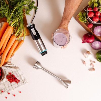 10. Cecotec Power Pulsar 2300MAX Cream&Crrush 2300 W Immersion Blender Black, Stainless Steel