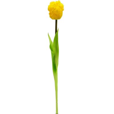 8. YELLOW TULIP 38CM LIFE-LIKE SPRING DECORATION