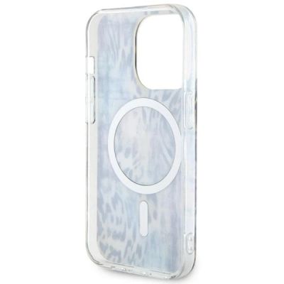 7. Guess GUHMP14XHLEOPWB iPhone 14 Pro Max 6.7" blue/blue hardcase Leopard MagSafe