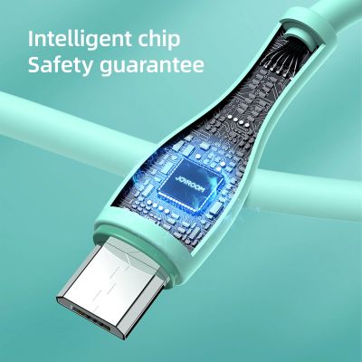 3. Joyroom Bowling Data Cable S-2030M8 USB-A / micro USB 3A 2m - green