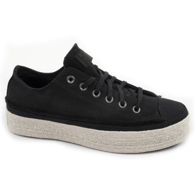 10. Converse Chuck Taylor women's sports shoes espadrilles fashionable black comfortable