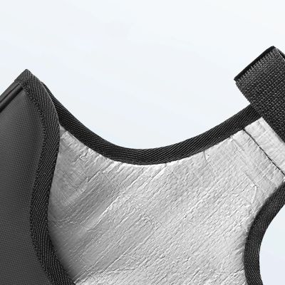 4. Rockbros D76 Crankset Transport Cover - Black and Gray