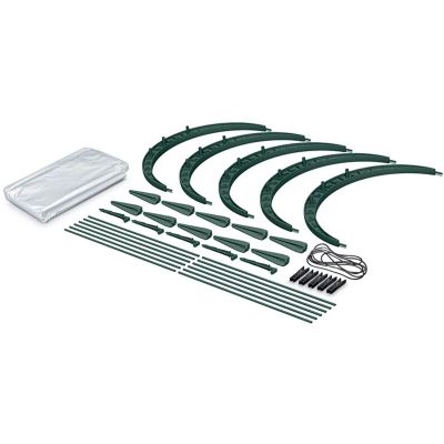 9. FLOO GREENHOUSE FOIL TUNNEL 240CM FOREST GREEN
