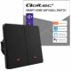 10. QOLTEC LIGHT ON/OFF SWITCH | 2-CHANNEL | WI-FI | TIMER | TUYA | BLACK