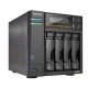 4. NAS Asustor AS6804T; Tower; 4x (3.5" SATA HDD/ 2.5" SSD); AMD Ryzen Embedded V3C14; 16G ECC DDR5 SODIMM (max. 64GB), 2x 10GbE, 2x 5GbE, 4x M.2 2280 NVMe PCIe 4.0, 2x USB4, 2x USB 3.2 Gen, 1x optional 10 GbE card