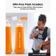 11. Spigen A721 Dynamic Shield ML Running Vest with 500 ml Soft Flask - Black