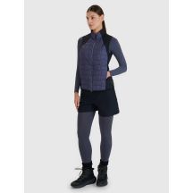 Women's trekking vest with Primaloft filling Black 4F 4FWSS25TVJAF180-22S