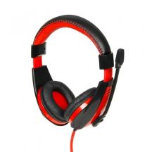 IBOX SHPI1528MV headphones with microphone (red)