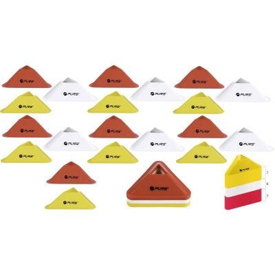 15. CONES, CONES, TRAINING MARKERS 20 PCS PURE 2 IMPROVE