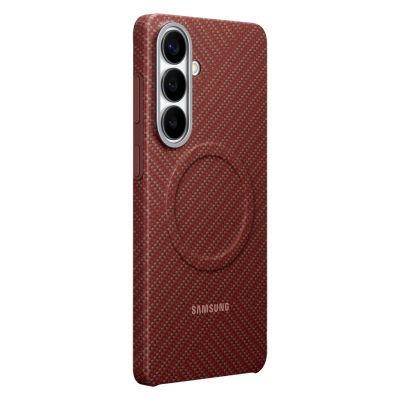 3. Samsung Carbon Magnet Case for Samsung Galaxy S26+, compatible with MagSafe - red