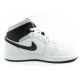 4. Nike Air Jordan 1 women's high-top sports shoes fashionable sneakers white black