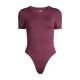 CASALL Studio Body Short Sleeve, burgundy color