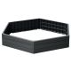 9. GARDEN BED EDGE BASE WOOD 6 ELEMENTS ANTHRACITE