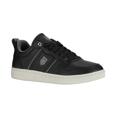 7. K-Swiss Lozan Match Lux men's sports shoes leather sneakers black (04308-032-M)