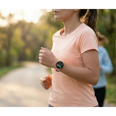 15. Smartwatch Gravity Gold Strap + Bracelet GT31-1
