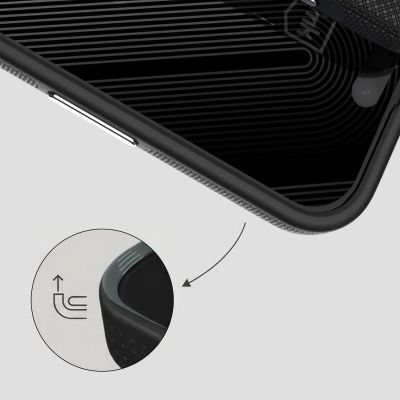 6. 3mk Fortis MagCase for iPhone 15 Pro - Black