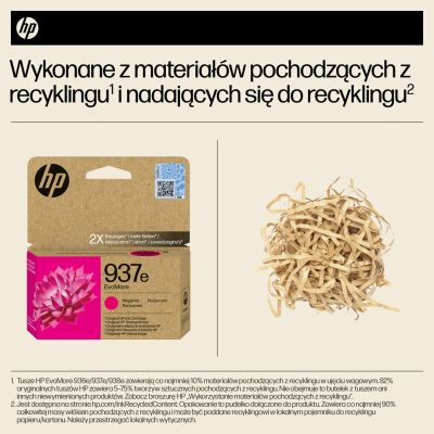 6. HP Original Magenta Ink 937e EvoMore