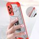 9. Crystal Ring Case Kickstand Tough Rugged Cover for Samsung Galaxy A72 4G red