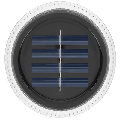 35. SOLAR DISC LAMPS FOR GROUND OR WALL MOUNTING 2 PCS