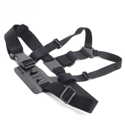 3. Chest Mount - Chest Harness for GoPro SJCAM Sports Cameras - Black