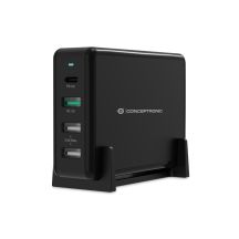 Conceptronic OZUL01B Mobile Charger Universal Black AC Fast Charging Internal